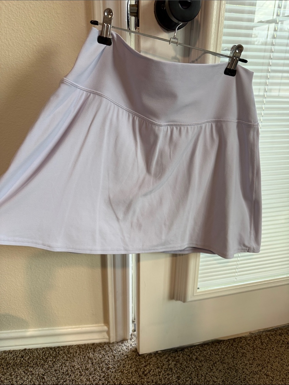 Lululemon Light Lavender Skirt/Skort with Wide Waistband